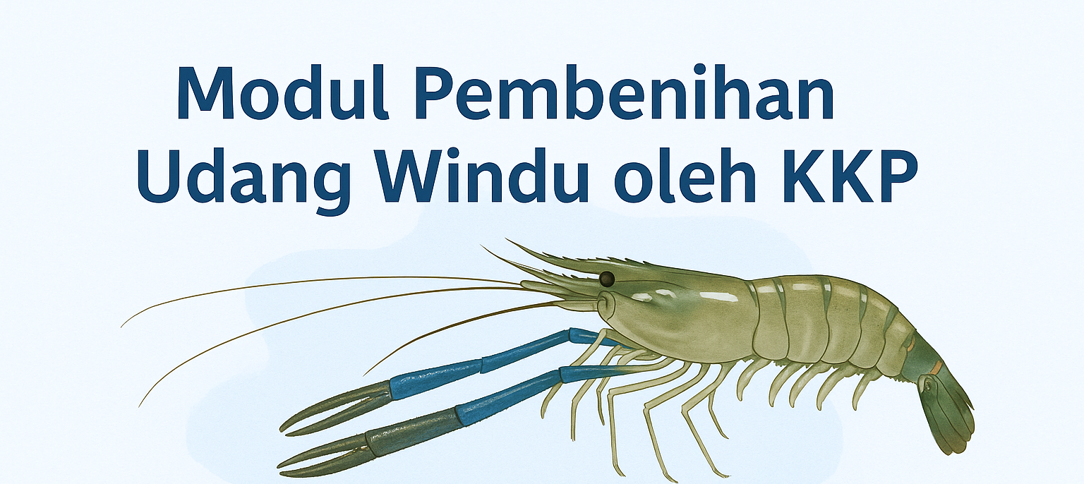 Modul Pembenihan Udang Windu oleh KKP